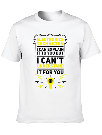 Camiseta Electrónica Técnico - Explicar pero no entender