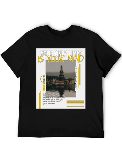 Camiseta Negra Motivacional: Tu Mente es el Límite