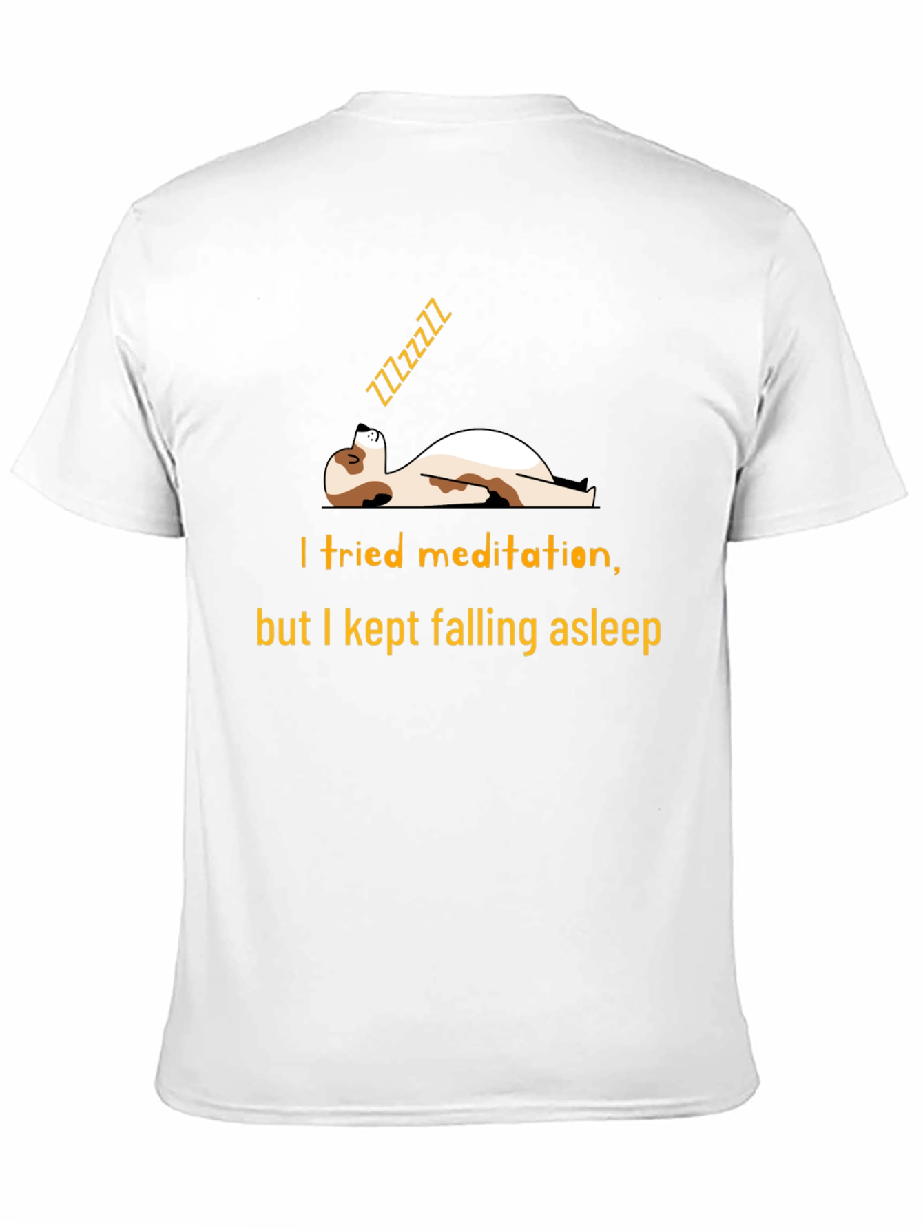 Camiseta Negra: Meditación y Sueño