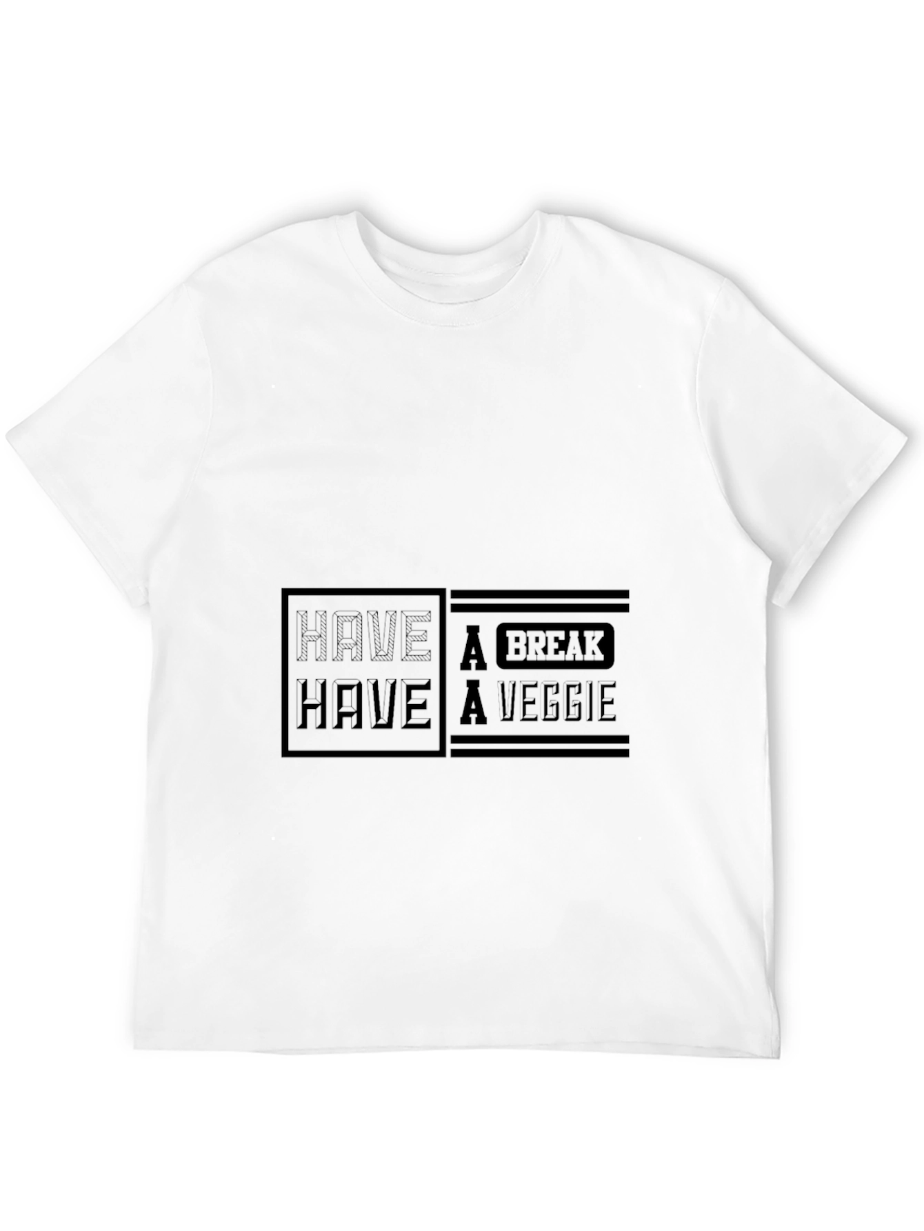 Camiseta Negra Hombre Have a Veggie