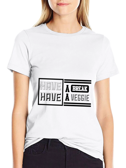 Camiseta Negra Hombre Have a Veggie