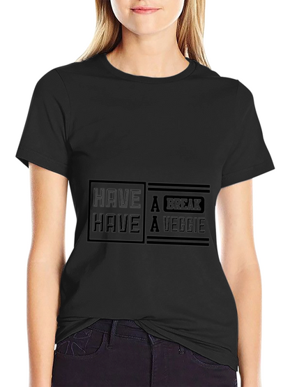 Camiseta Negra Hombre Have a Veggie