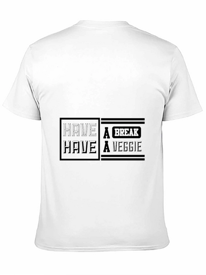 Camiseta Negra Hombre Have a Veggie