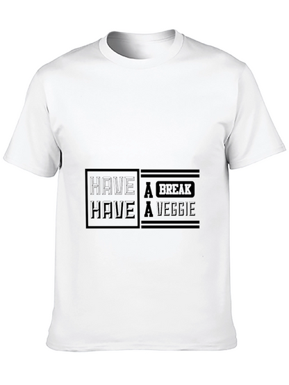 Camiseta Negra Hombre Have a Veggie