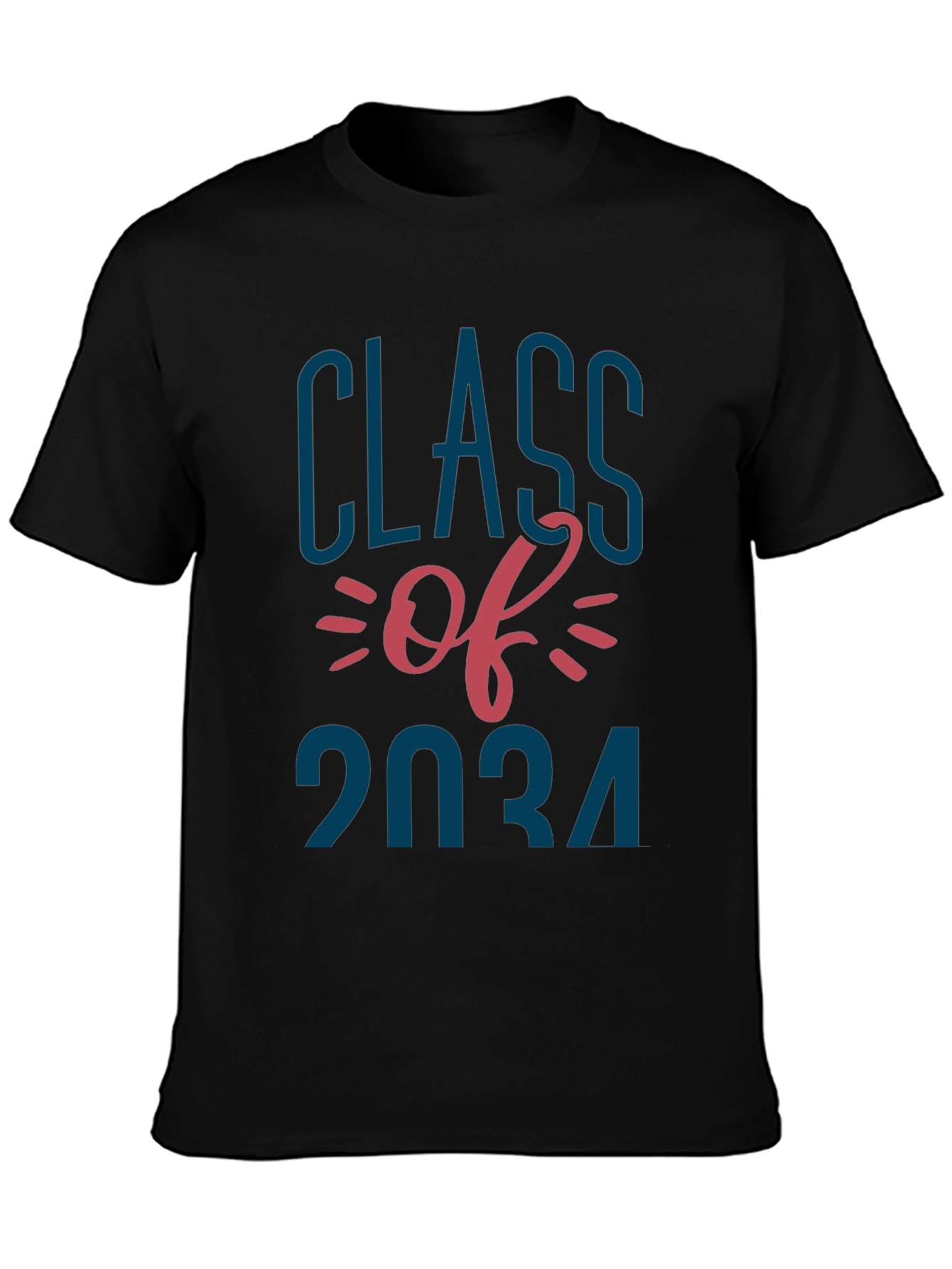 Camiseta Negra Clase de 2034 - Estilo Casual