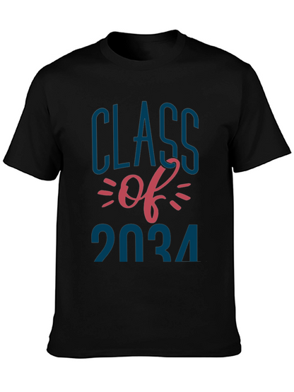 Camiseta Negra Clase de 2034 - Estilo Casual