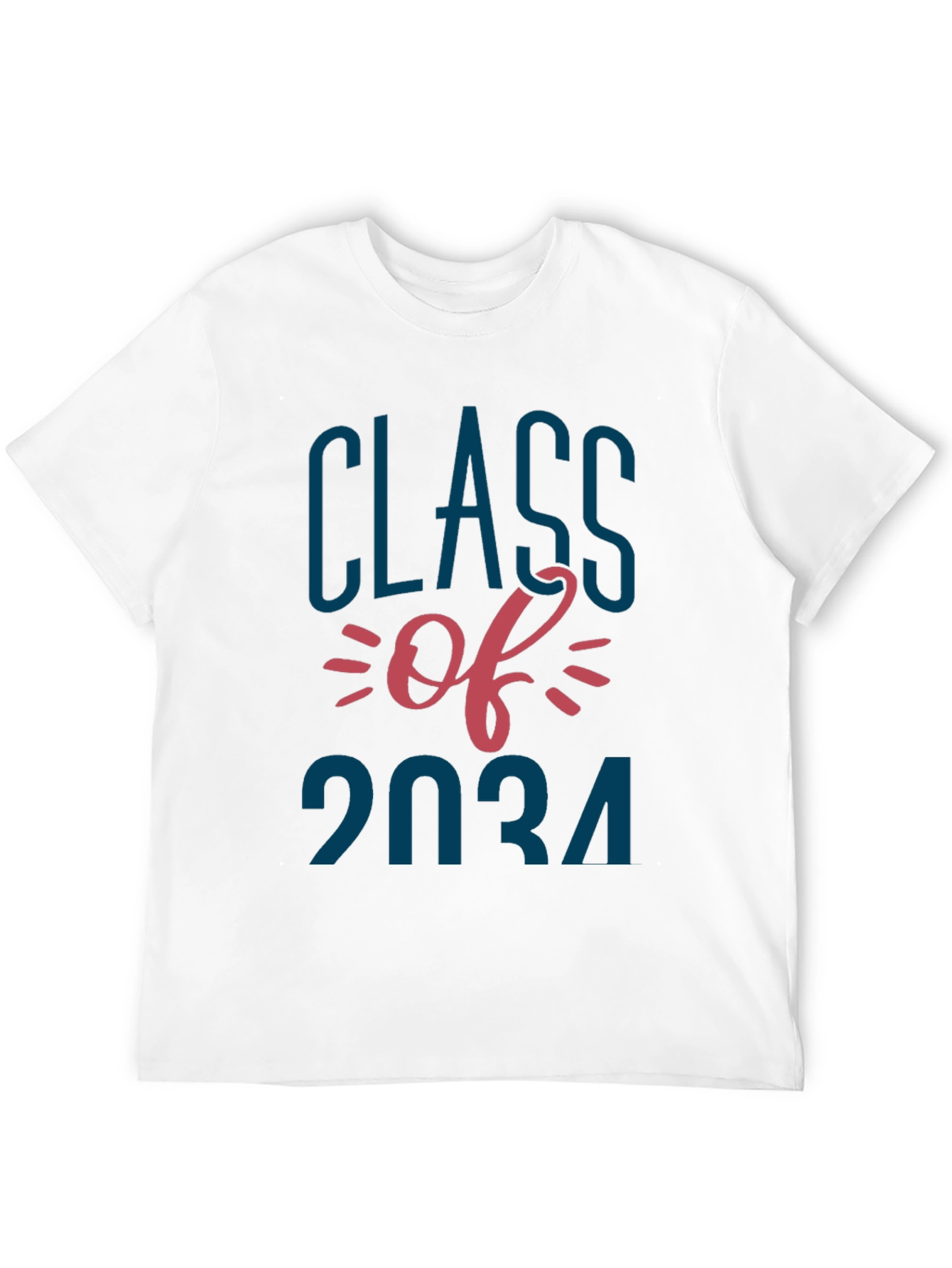 Camiseta Negra Clase de 2034 - Estilo Casual