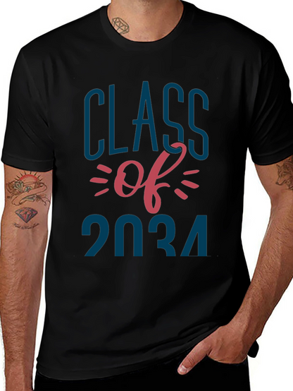 Camiseta Negra Clase de 2034 - Estilo Casual