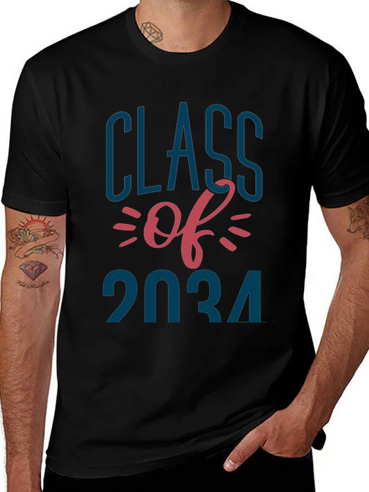 Camiseta Negra Clase de 2034 - Estilo Casual