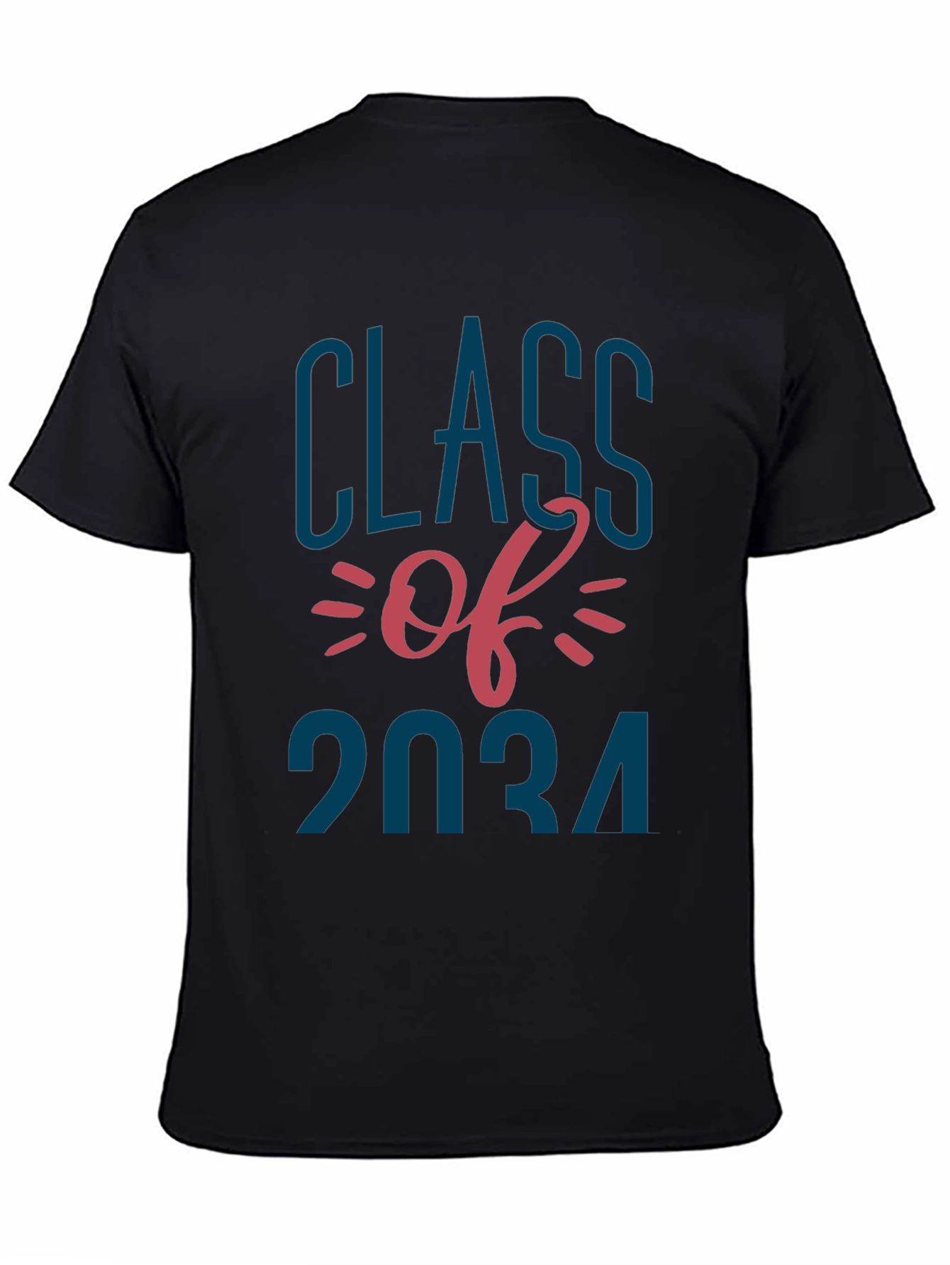 Camiseta Negra Clase de 2034 - Estilo Casual