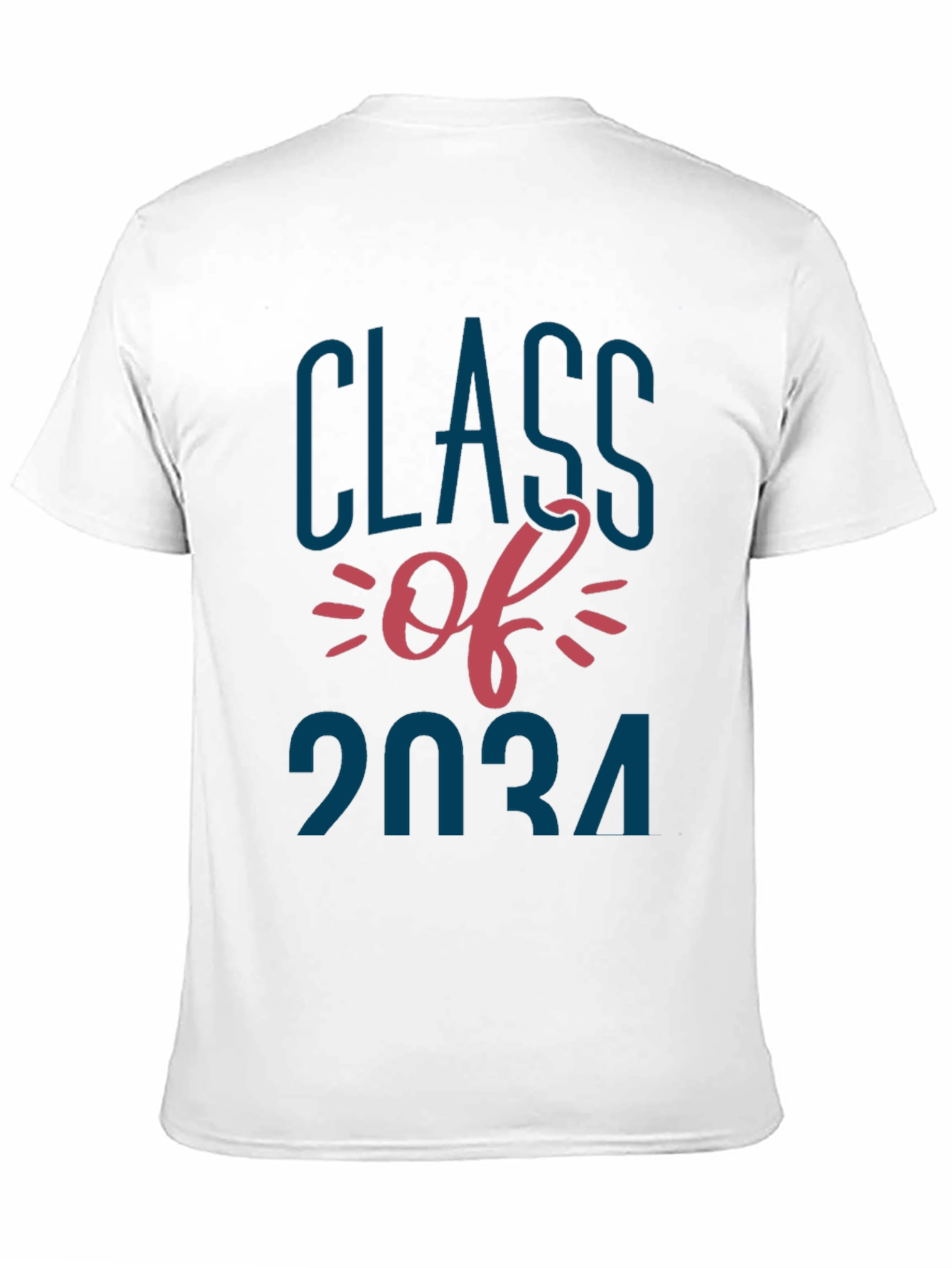 Camiseta Negra Clase de 2034 - Estilo Casual