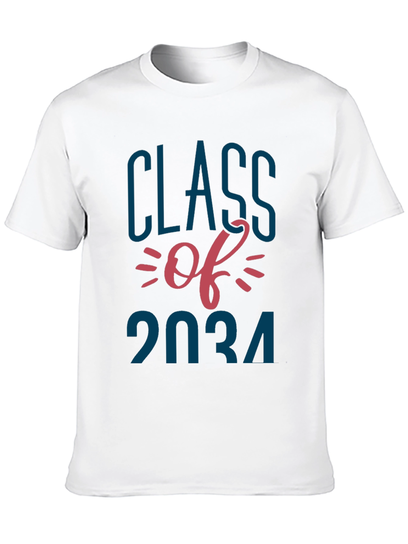 Camiseta Negra Clase de 2034 - Estilo Casual