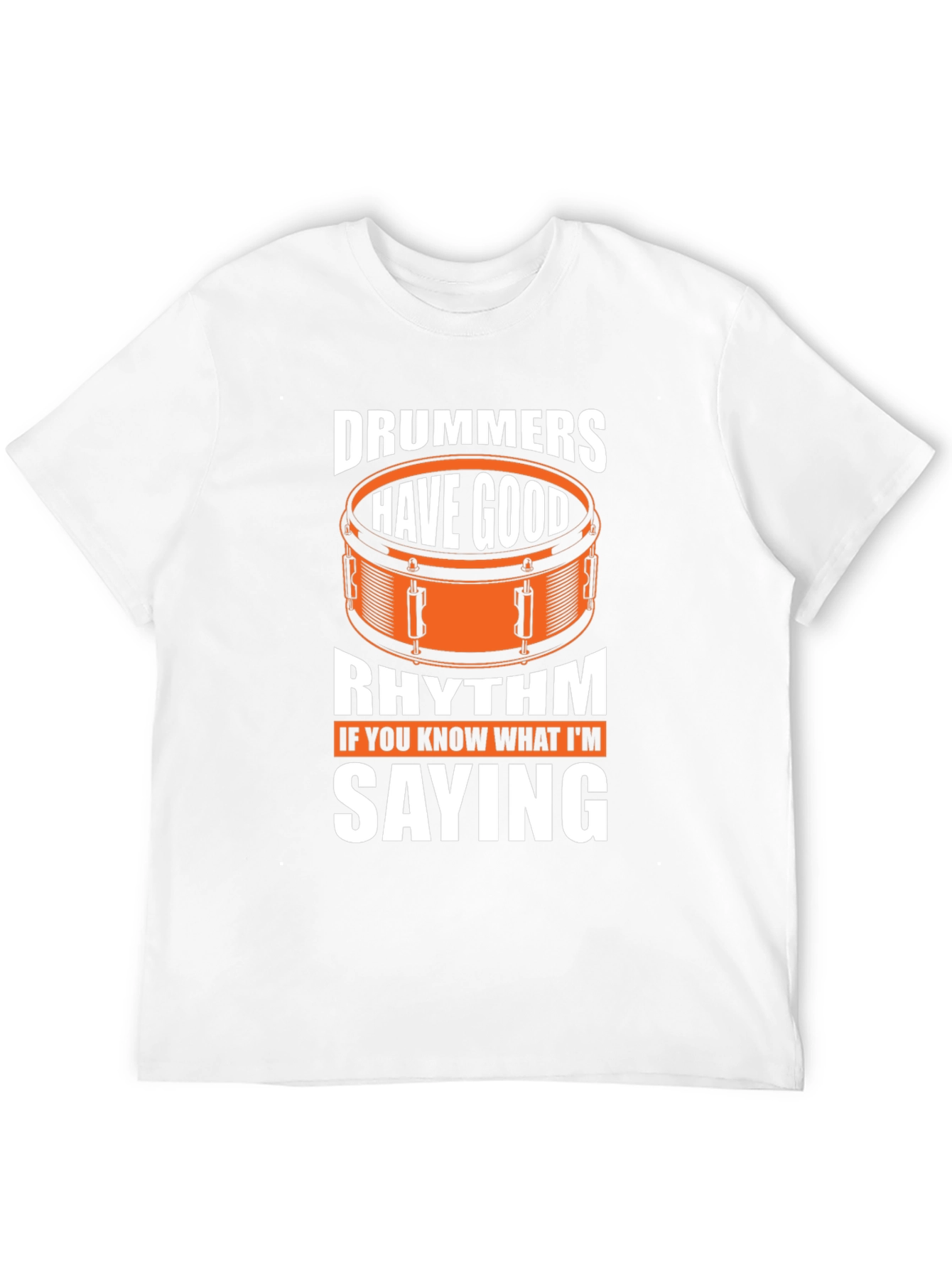 Camiseta Negra Divertida para Bateristas