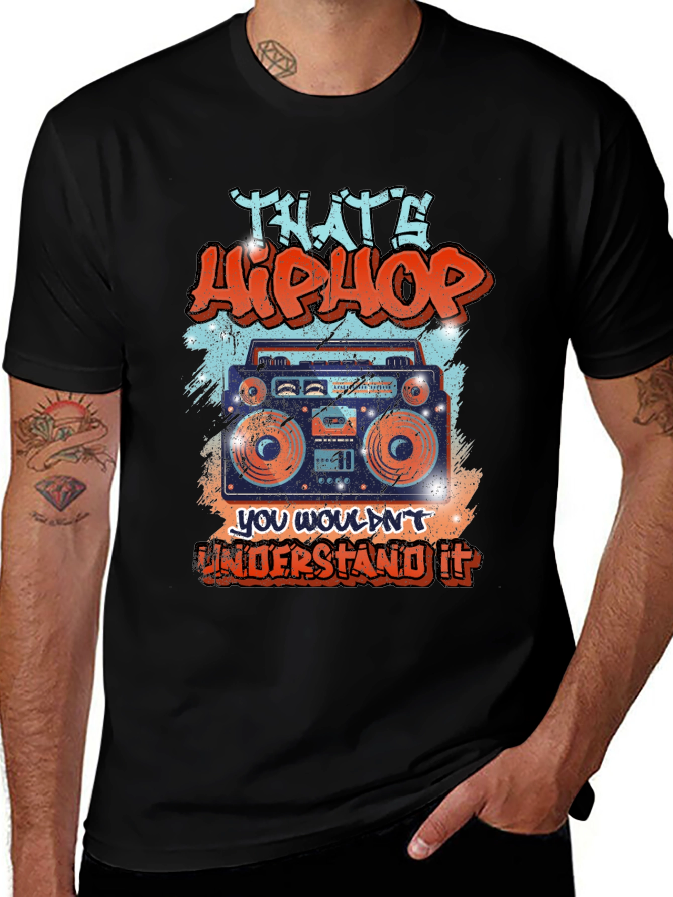 Camiseta Hip Hop Retro - Para Entendidos Musicales