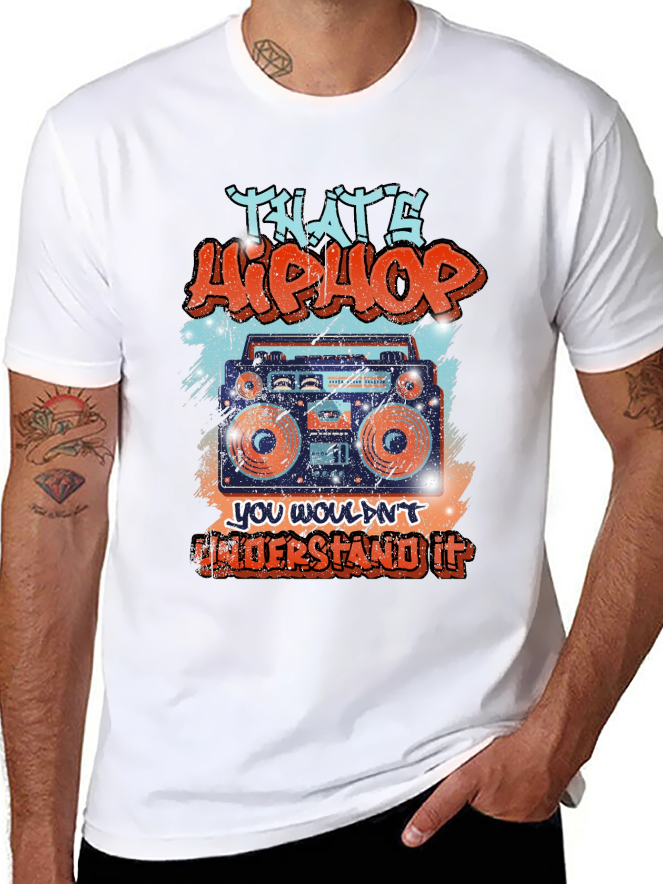 Camiseta Hip Hop Retro - Para Entendidos Musicales