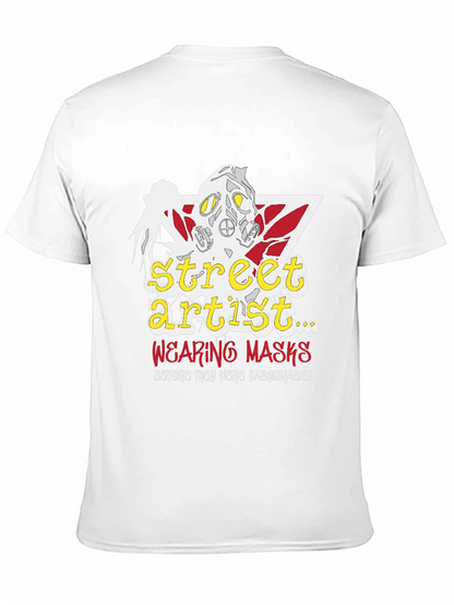 Camiseta Negra Street Artist con Diseño Único