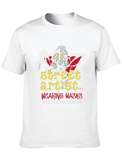 Camiseta Negra Street Artist con Diseño Único