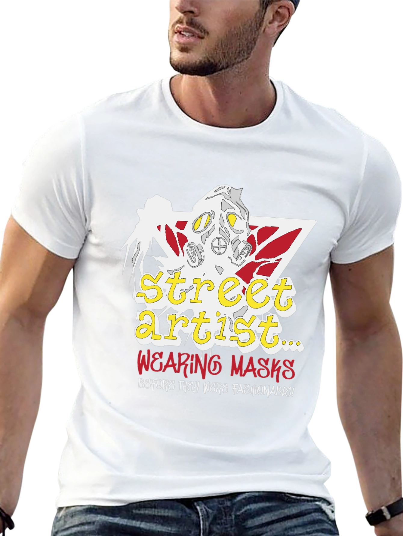 Camiseta Negra Street Artist con Diseño Único