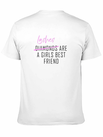 Camiseta Negra Lashes para Mujer