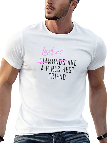Camiseta Negra Lashes para Mujer