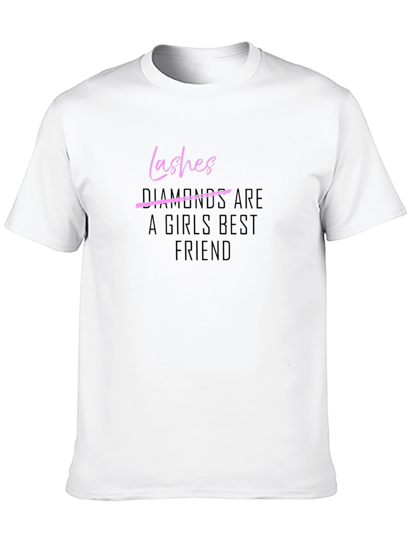 Camiseta Negra Lashes para Mujer