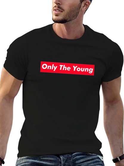 Camiseta Negra Only The Young Estilo Urbano