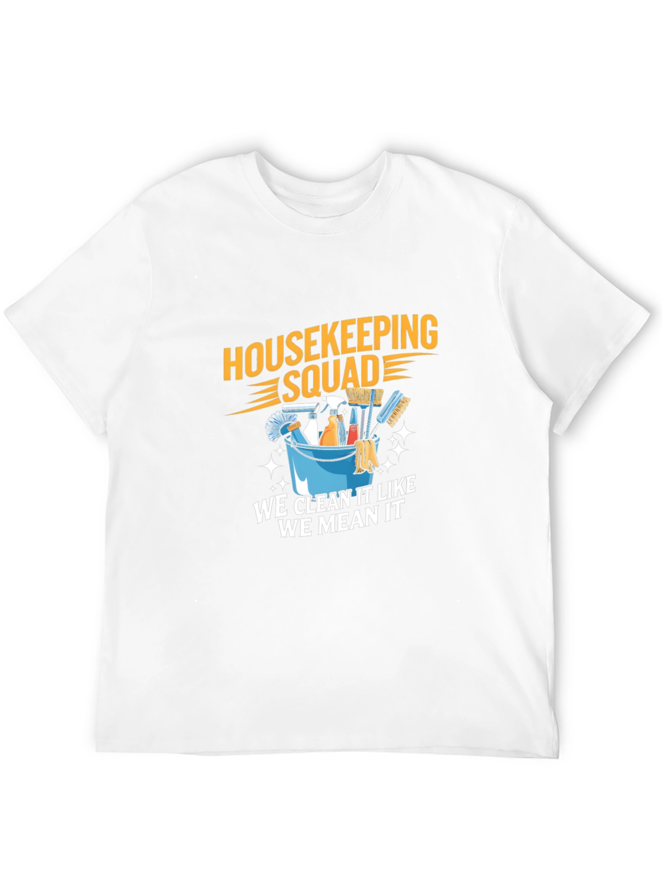 Camiseta Housekeeping Squad - Limpieza con Actitud