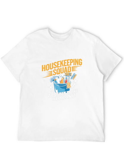 Camiseta Housekeeping Squad - Limpieza con Actitud