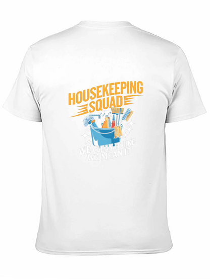 Camiseta Housekeeping Squad - Limpieza con Actitud
