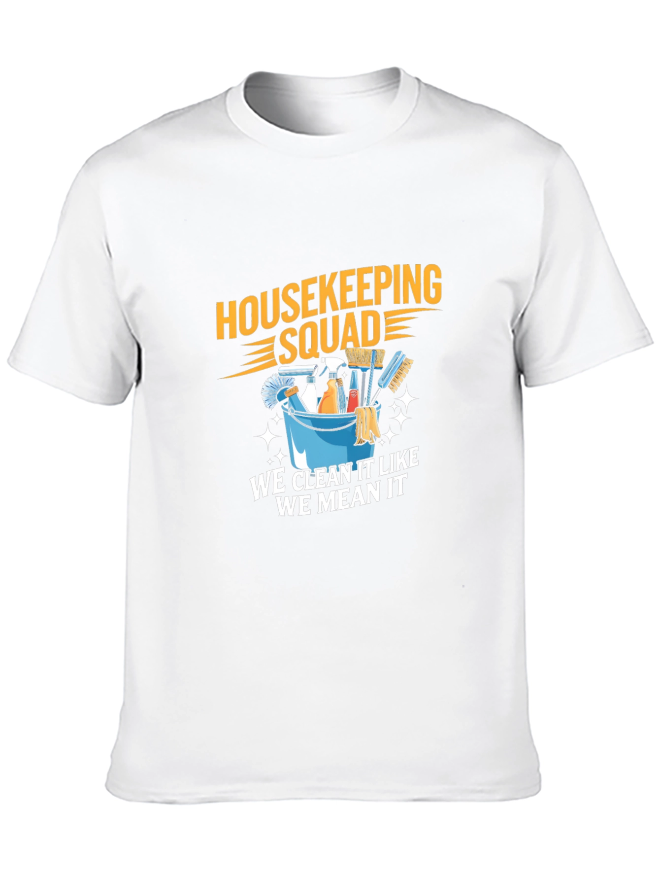 Camiseta Housekeeping Squad - Limpieza con Actitud