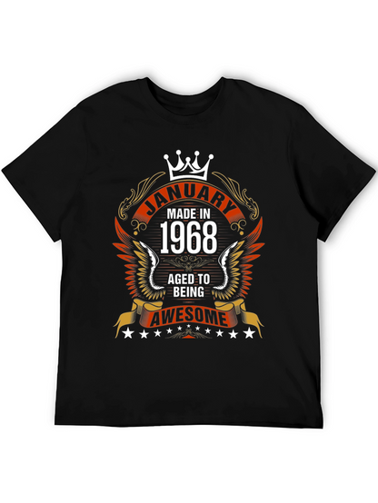 Camiseta Negra Edición Limitada Enero 1968