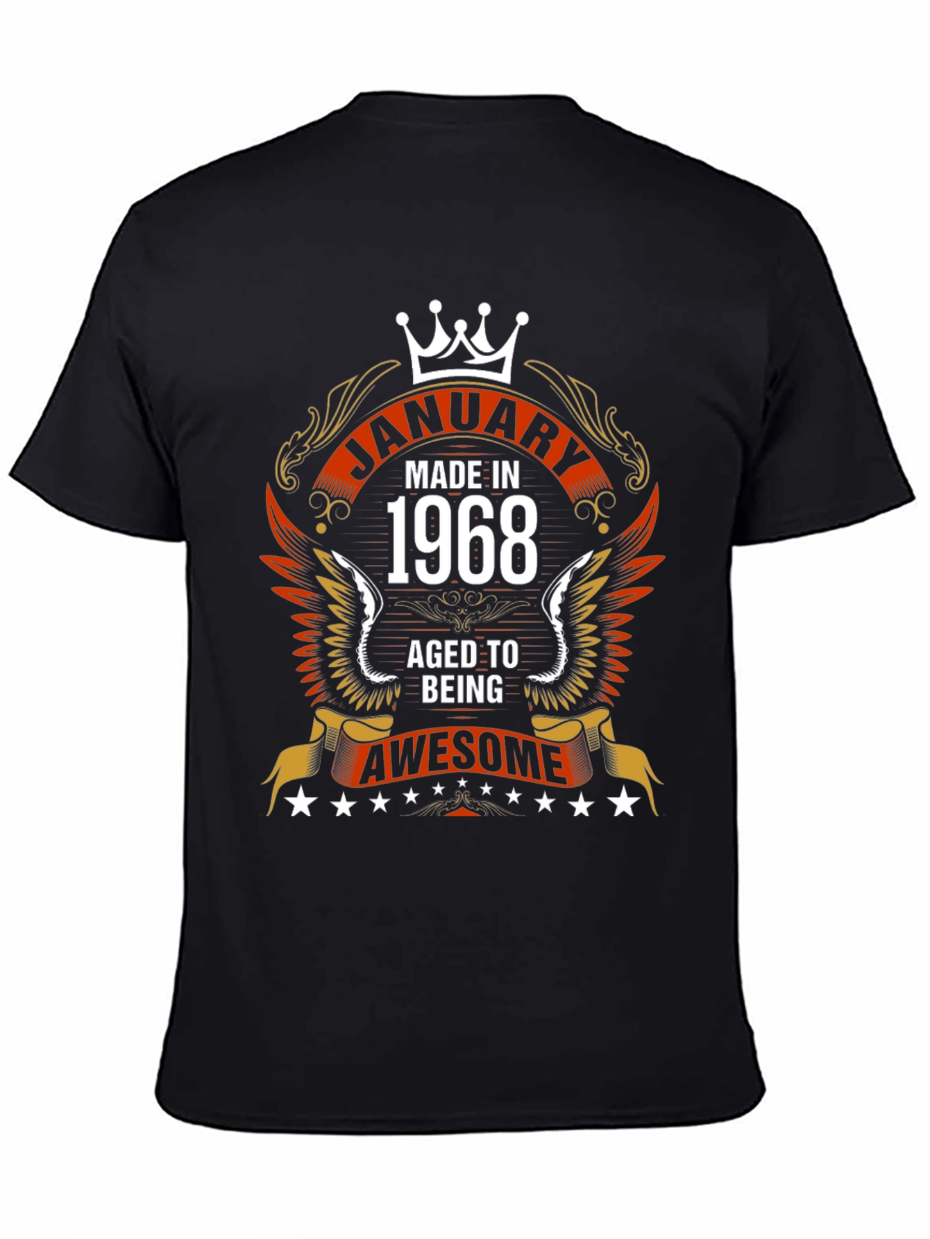 Camiseta Negra Edición Limitada Enero 1968