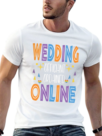 Camiseta Oficiante de bodas online