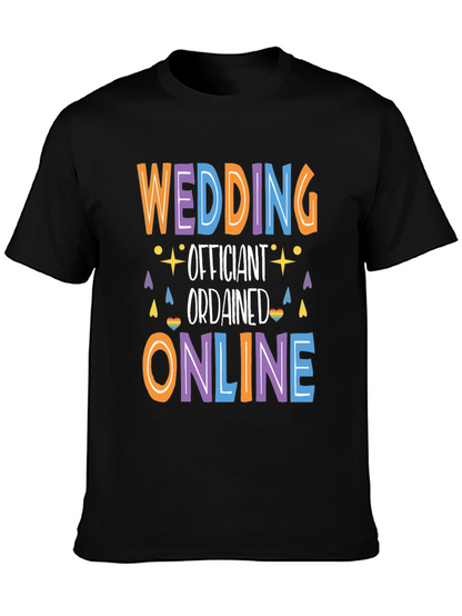 Camiseta Oficiante de bodas online