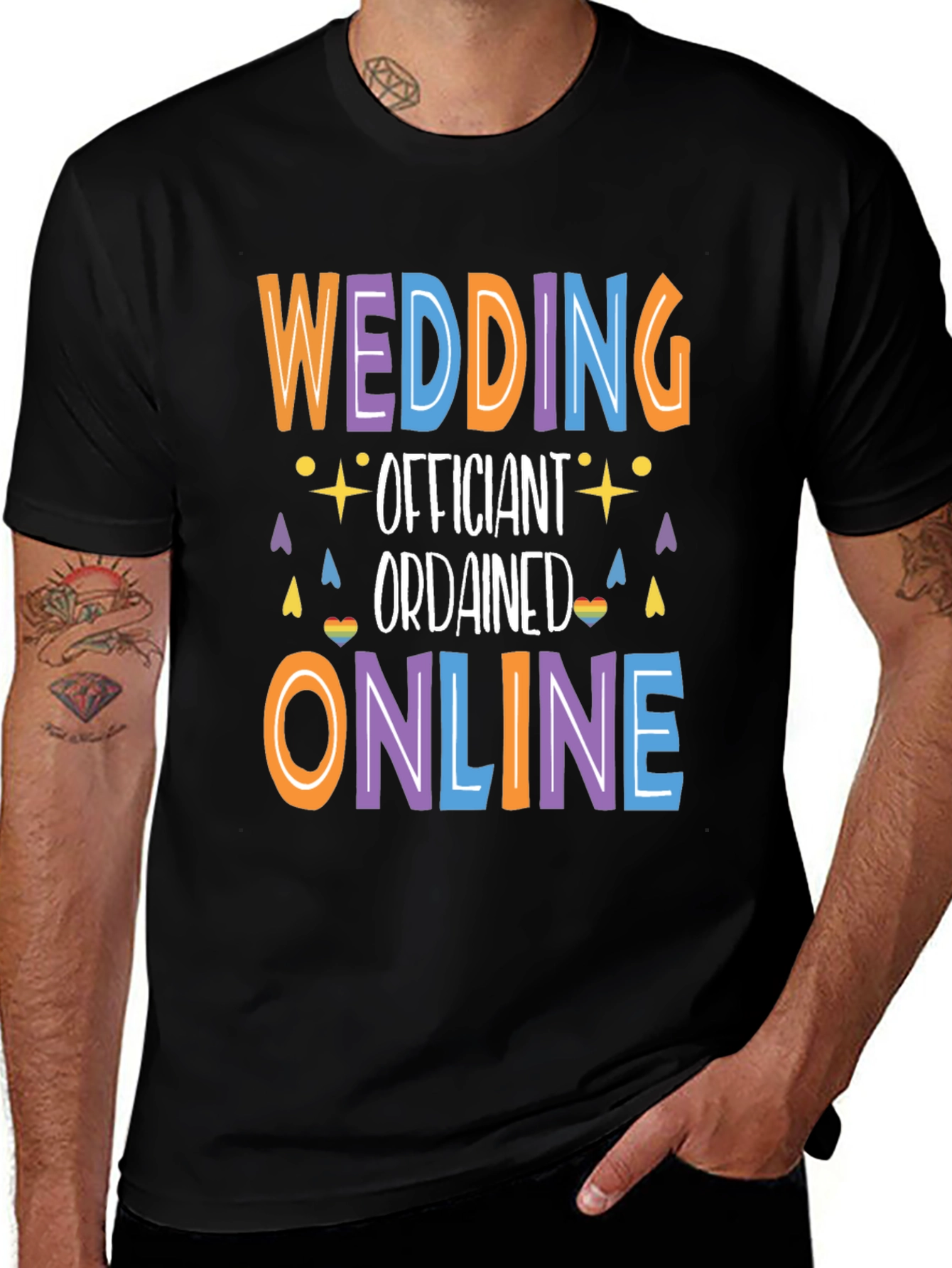 Camiseta Oficiante de bodas online