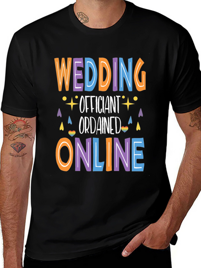 Camiseta Oficiante de bodas online