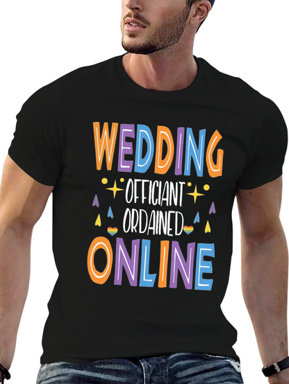 Camiseta Oficiante de bodas online