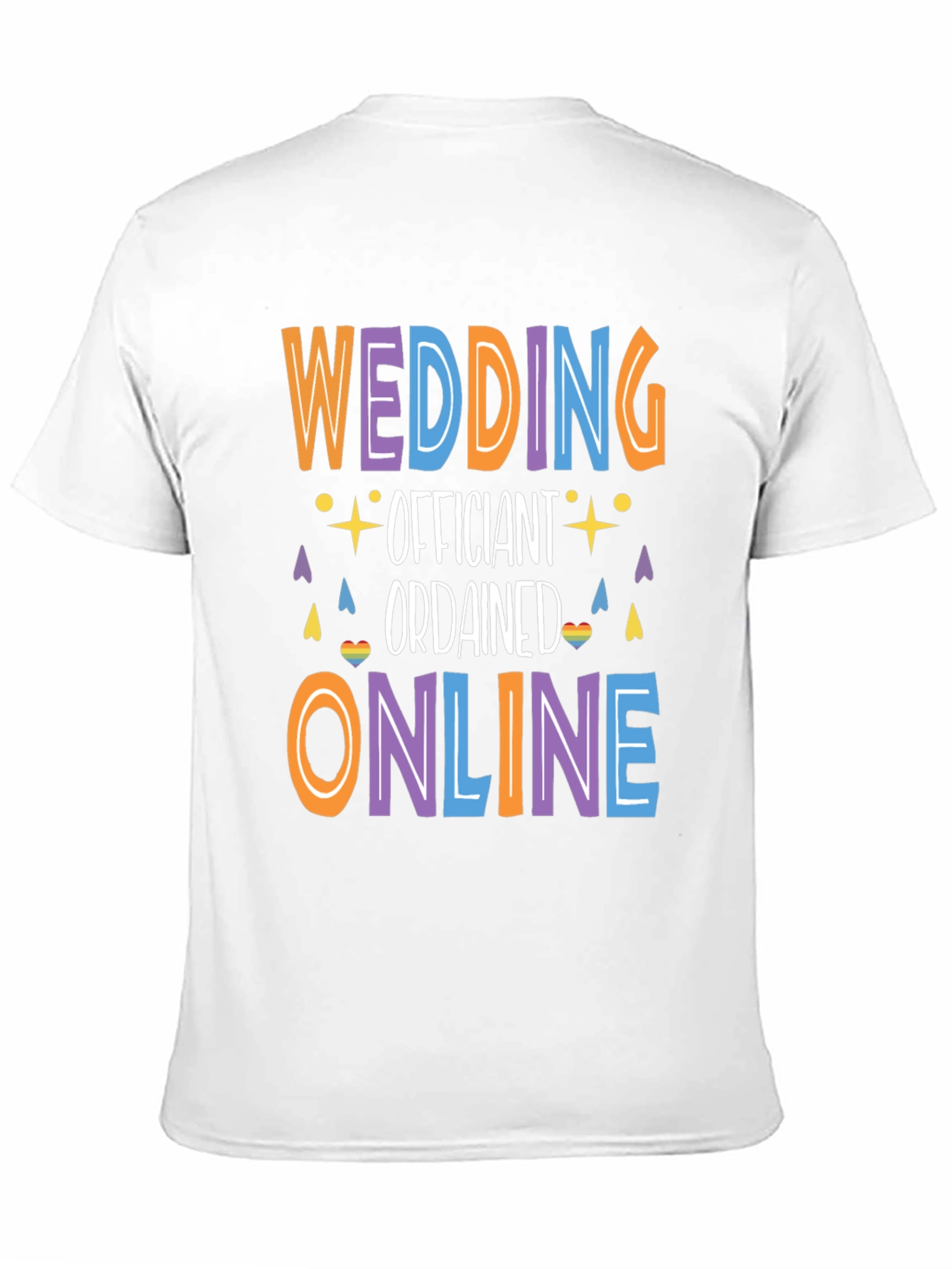 Camiseta Oficiante de bodas online