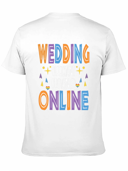 Camiseta Oficiante de bodas online