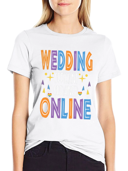 Camiseta Oficiante de bodas online