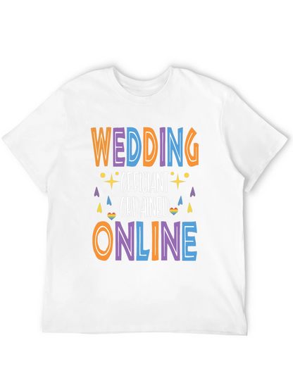 Camiseta Oficiante de bodas online