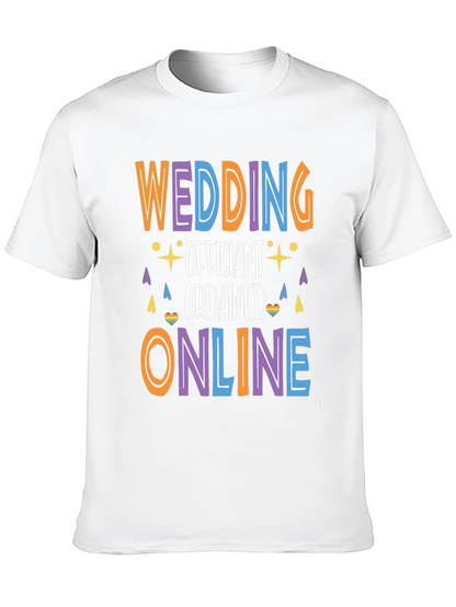 Camiseta Oficiante de bodas online
