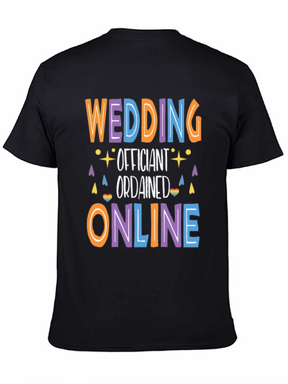 Camiseta Oficiante de bodas online