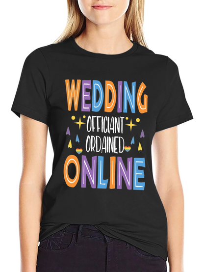 Camiseta Oficiante de bodas online