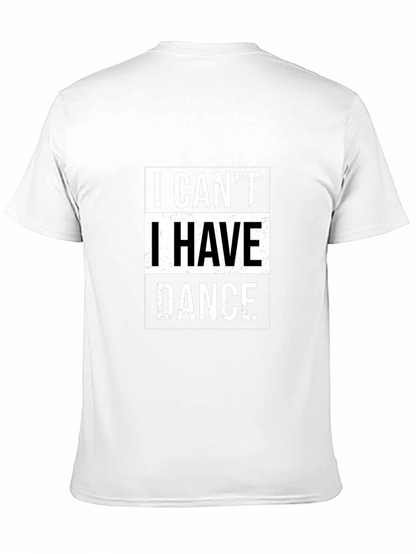 Camiseta Negra con Estampado de Baile