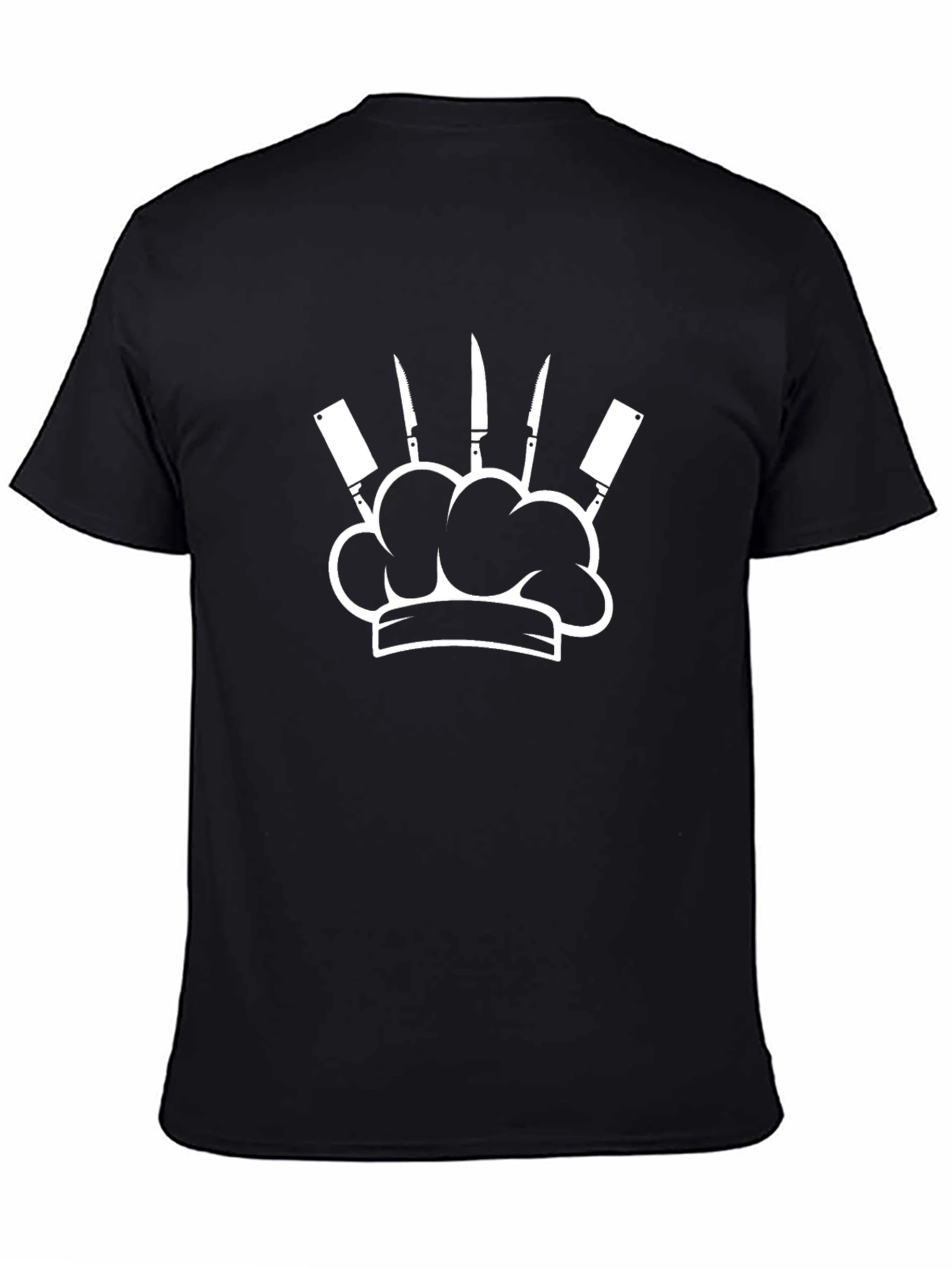 Camiseta Negra Chef Cuchillos