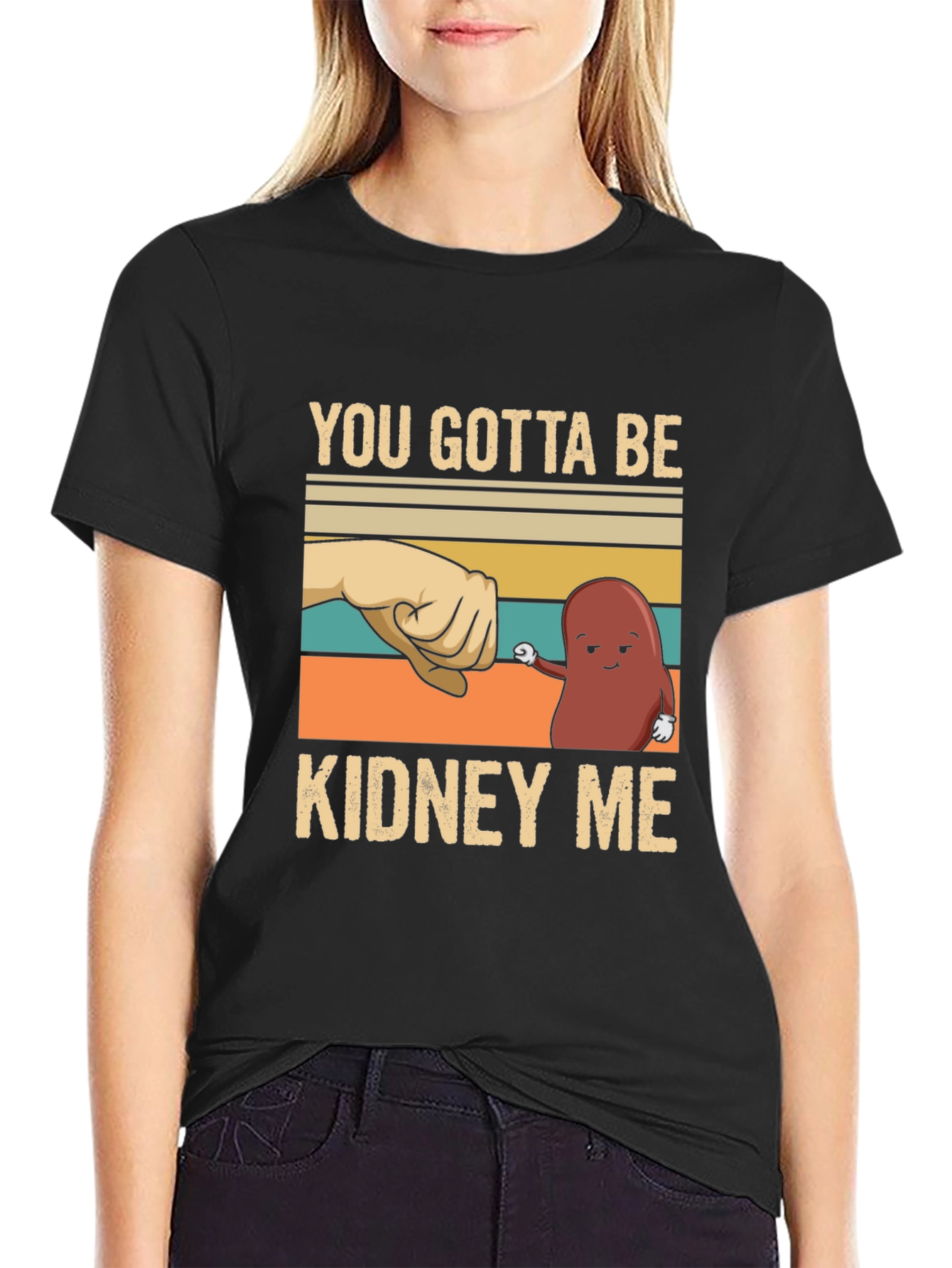 Camiseta con Diseño Divertido Kidney Me