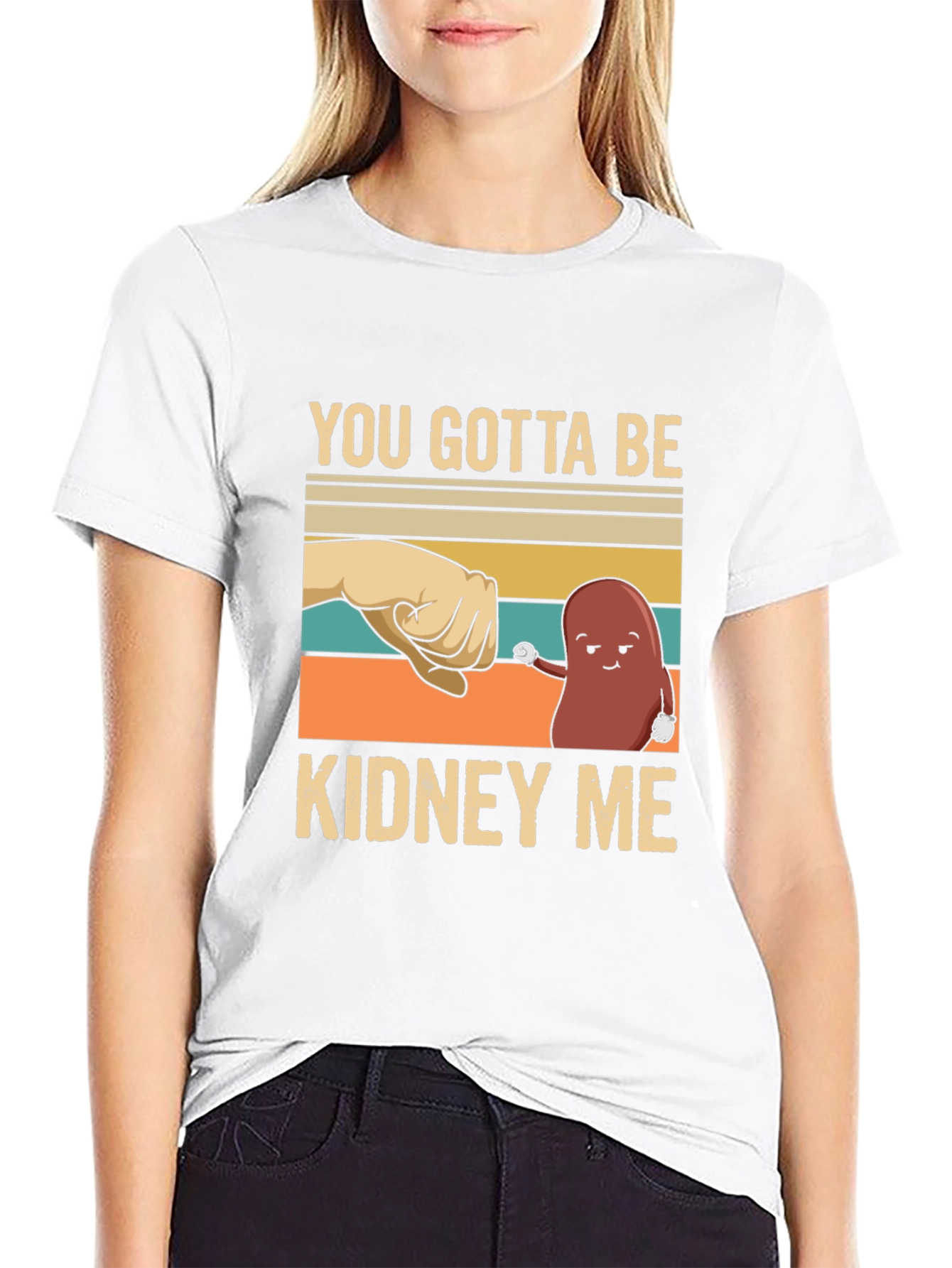 Camiseta con Diseño Divertido Kidney Me
