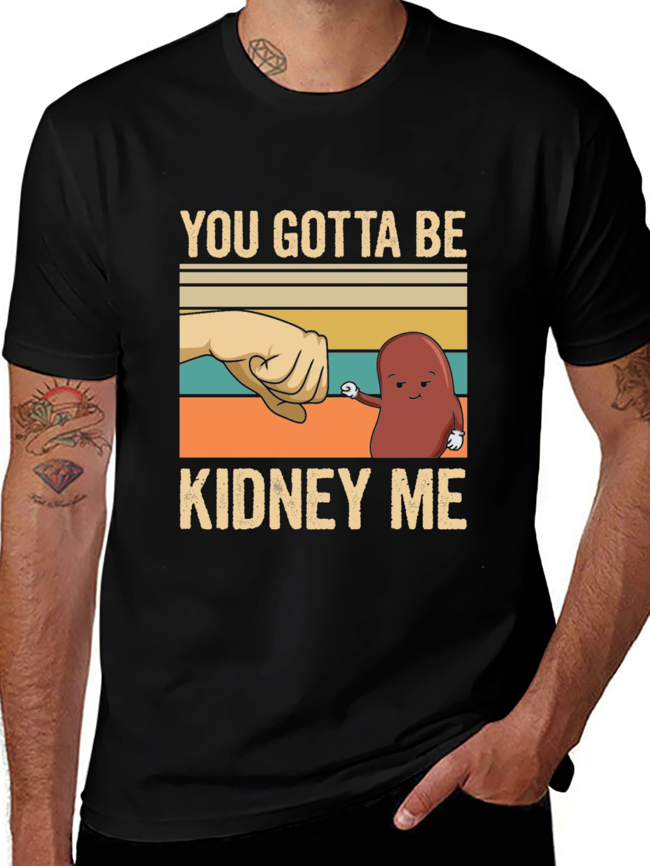 Camiseta con Diseño Divertido Kidney Me