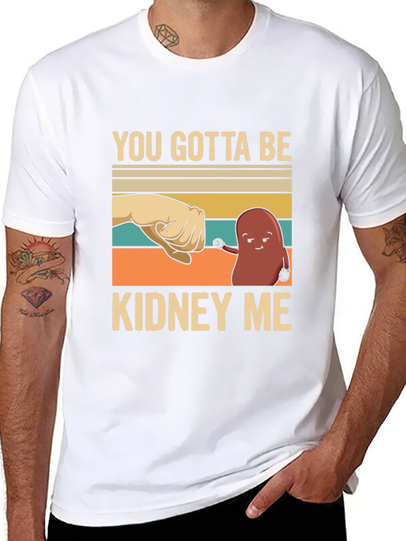 Camiseta con Diseño Divertido Kidney Me